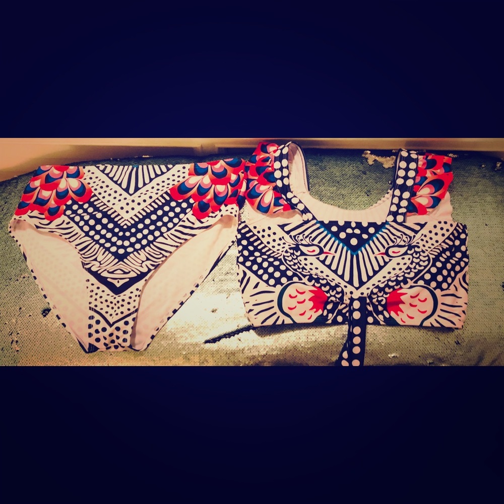 High Waist 2 Piece Bathing Suit